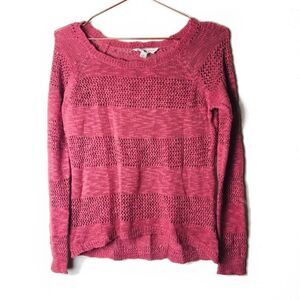 EUC ANGL Pink Rose Pink Acrylic Sweater Medium